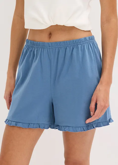 Pyjamasshorts av ekologisk bomull (3-pack), bonprix