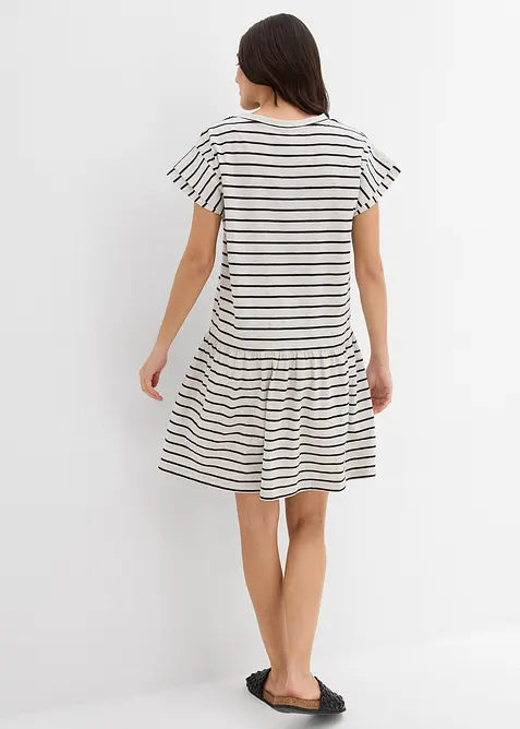 Jerseyklänning i bomull, bonprix