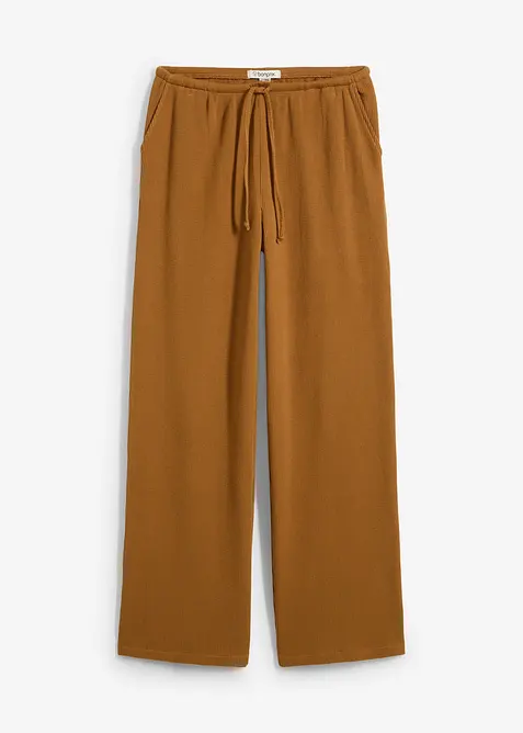 Bomullsbyxa i material med struktur, bonprix