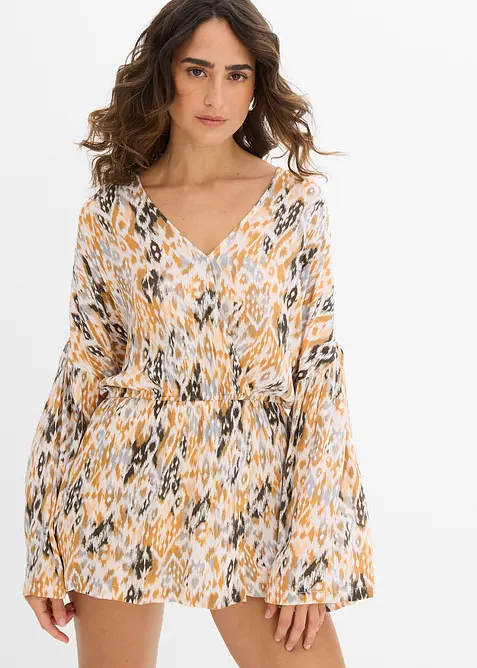 Jumpsuit i kort modell av f&ouml;ljsam viskos, bonprix