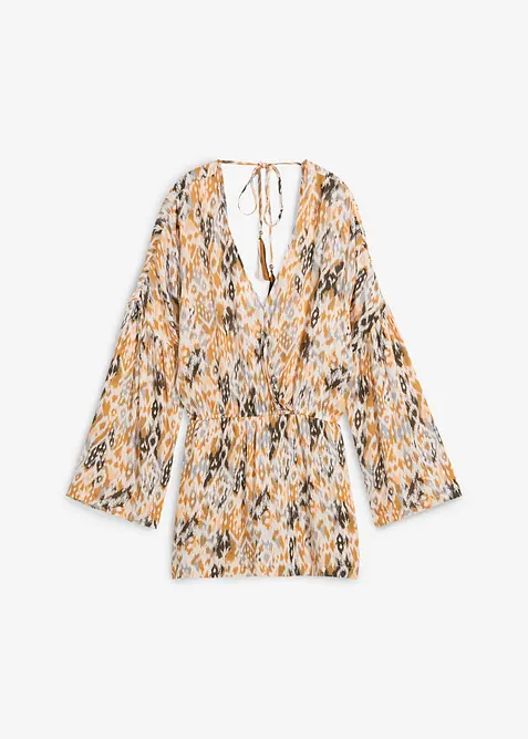 Jumpsuit i kort modell av f&ouml;ljsam viskos, bonprix