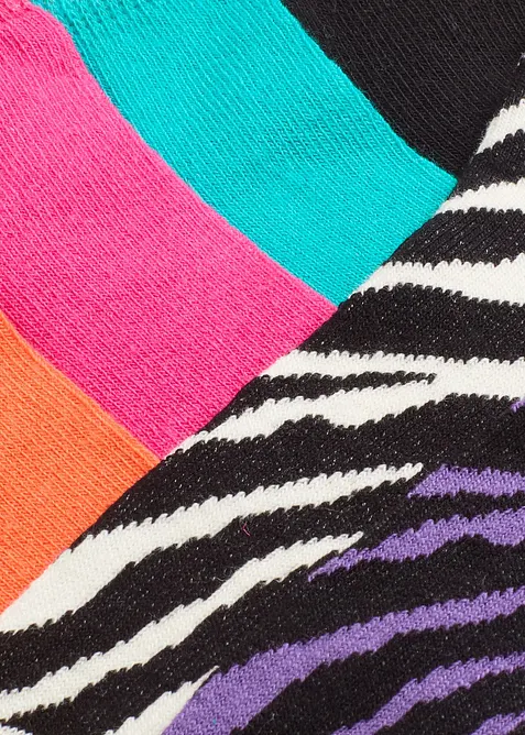 Korta strumpor med ekologisk bomull (6-pack), bonprix