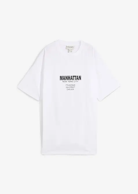 Oversizetopp av ekologisk bomull, bonprix