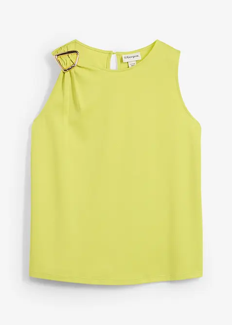 Linne i kräppat material med struktur, bonprix