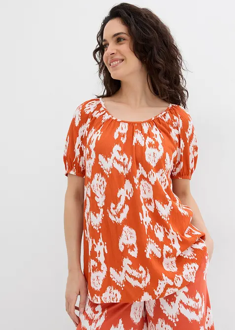 Blustunika av mjuk viskos, bonprix