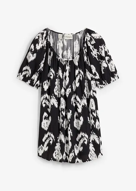 Blustunika av mjuk viskos, bonprix