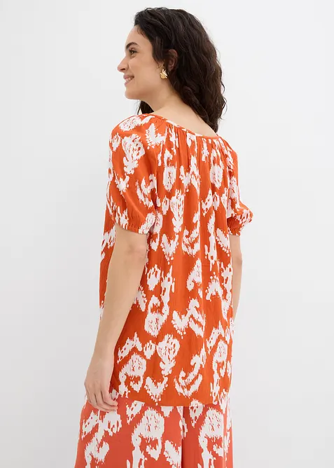 Blustunika av mjuk viskos, bonprix