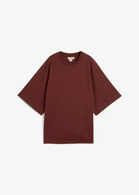 Oversizetopp i bomull med vida &auml;rmar, bonprix