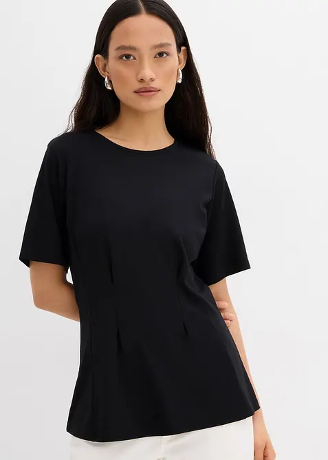 Bekväm Punto di Roma-topp med insvängd midja, bonprix