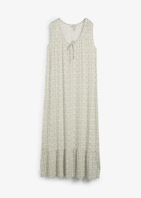 Jerseyklänning i viskosmix, bonprix