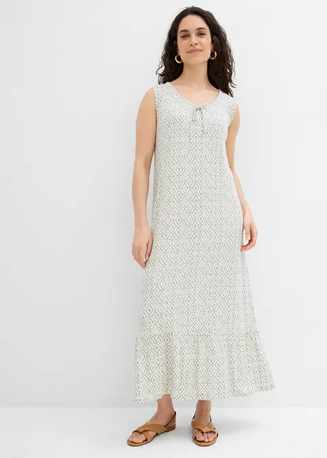 Jerseyklänning i viskosmix, bonprix