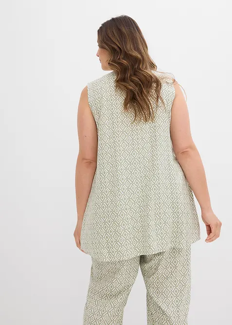 Lång blus av mjuk viskos, bonprix