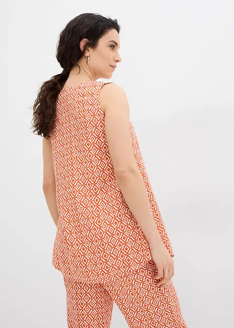 Lång blus av mjuk viskos, bonprix