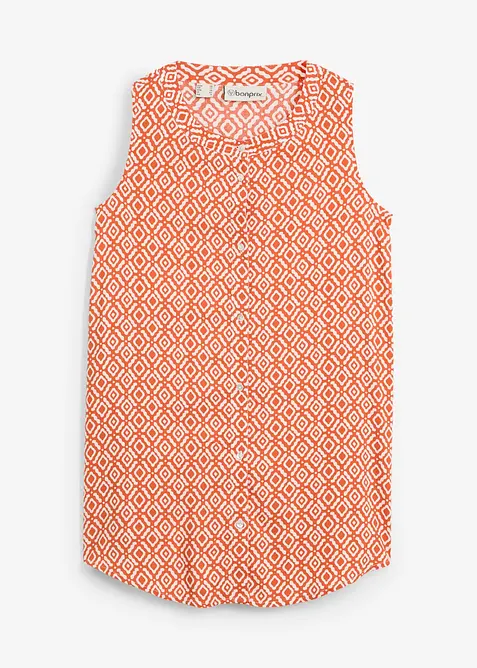 Lång blus av mjuk viskos, bonprix