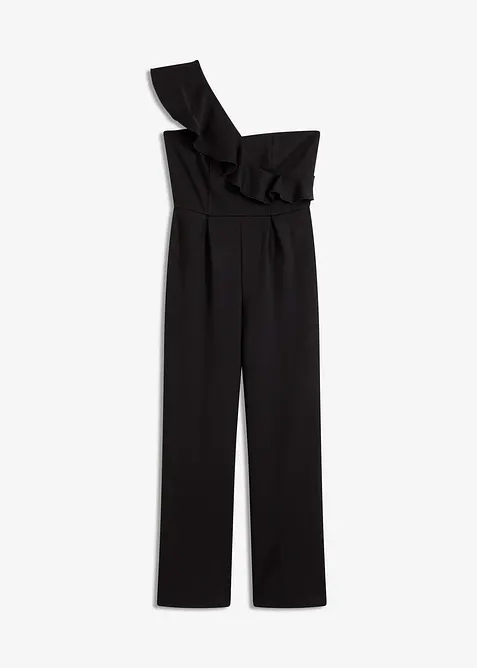 One shoulder-jumpsuit av lätt viskosmaterial, bonprix
