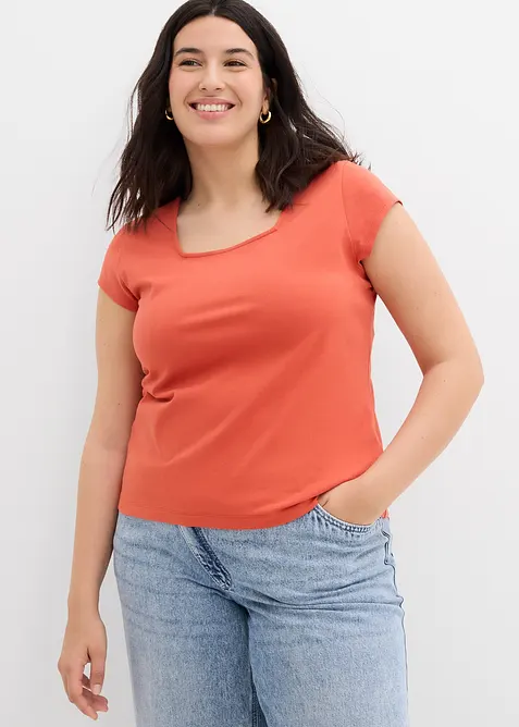 T-shirt av ekologisk bomull, bonprix