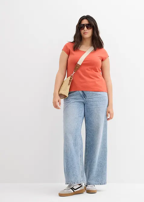 T-shirt av ekologisk bomull, bonprix