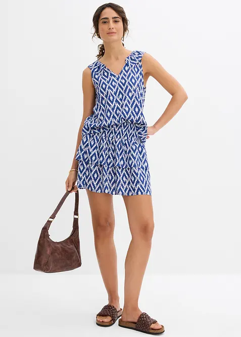 Minikjol i följsam viskos, bonprix