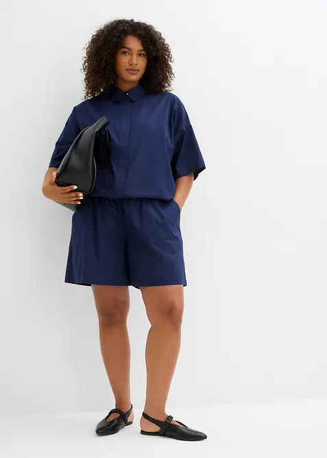 Dra-på-shorts av ren bomull, bonprix