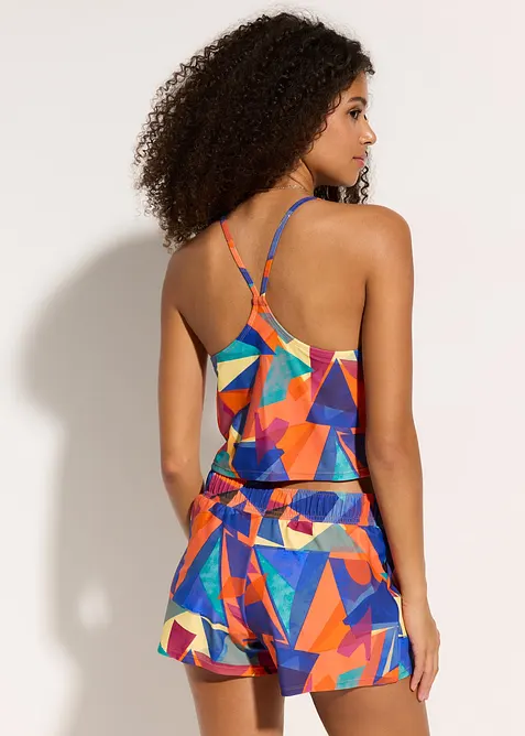 Tankini (2 delar) med shorts, bonprix