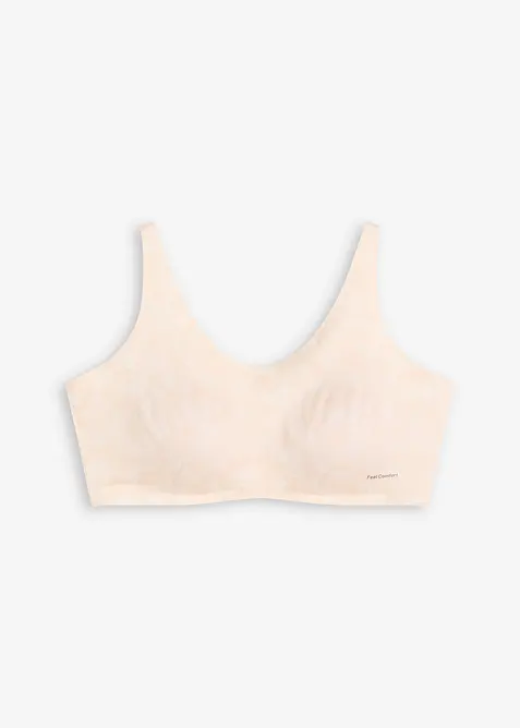 Sömlös bralette med vaddering Feel Comfort, bonprix