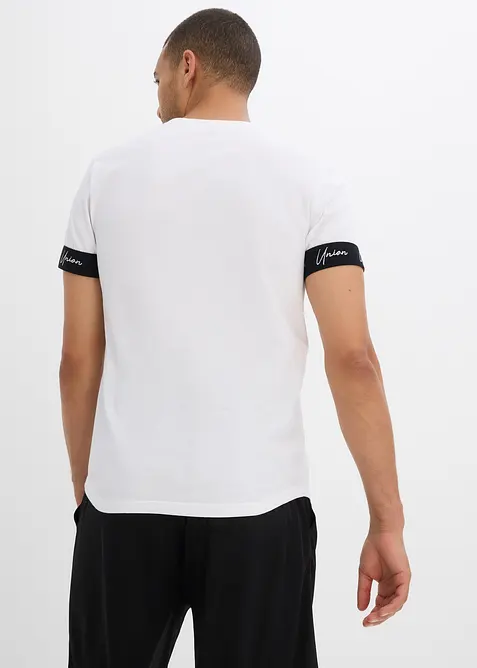 T-shirt av ekologisk bomull, Slim Fit, bonprix