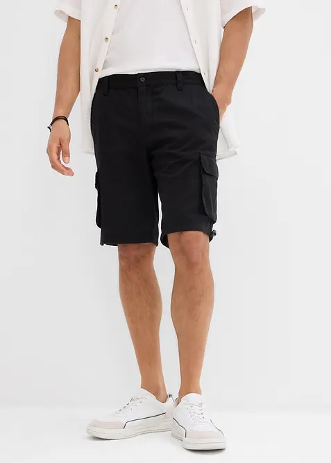 Cargoshorts av ren bomull, Regular Fit, bonprix