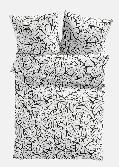 Bäddset med bladmönster, bonprix