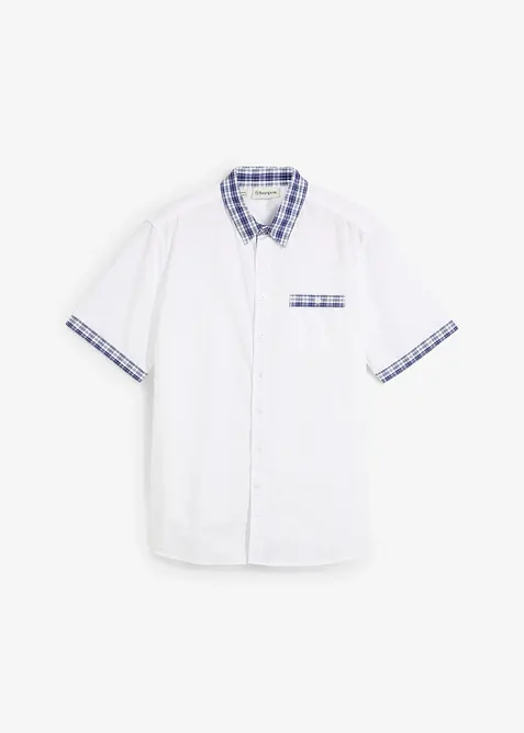 Kort&auml;rmad skjorta i ren bomull, bonprix