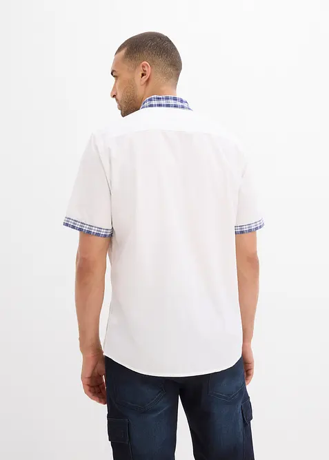 Kort&auml;rmad skjorta i ren bomull, bonprix