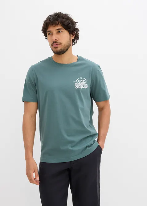 T-shirt i ren bomull (2-pack), bonprix