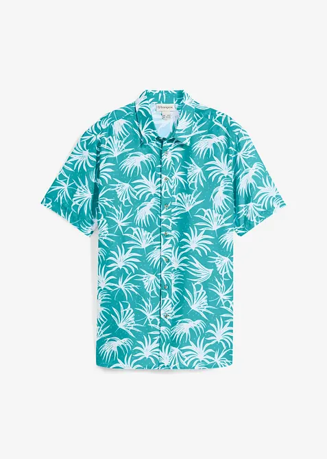 Kortärmad skjorta av viskos, bonprix