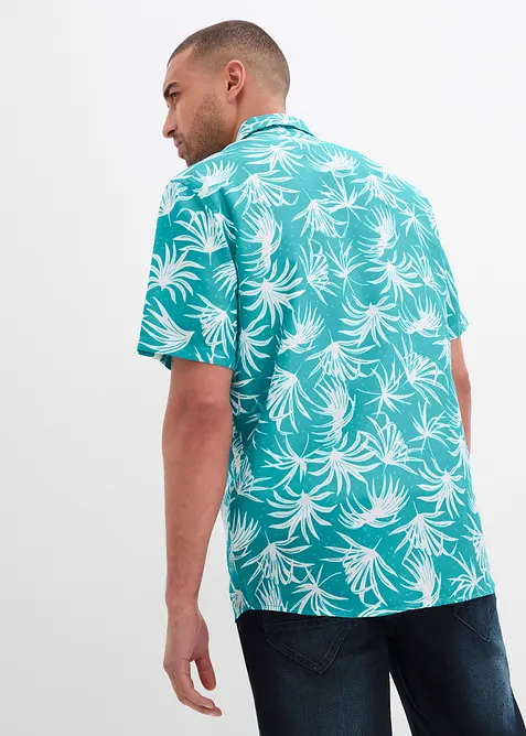 Kortärmad skjorta av viskos, bonprix