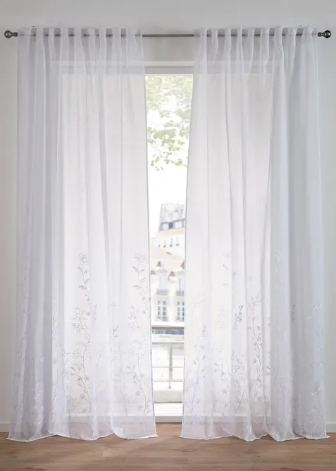 Gardinmed återvunnen polyester (1 styck), bonprix