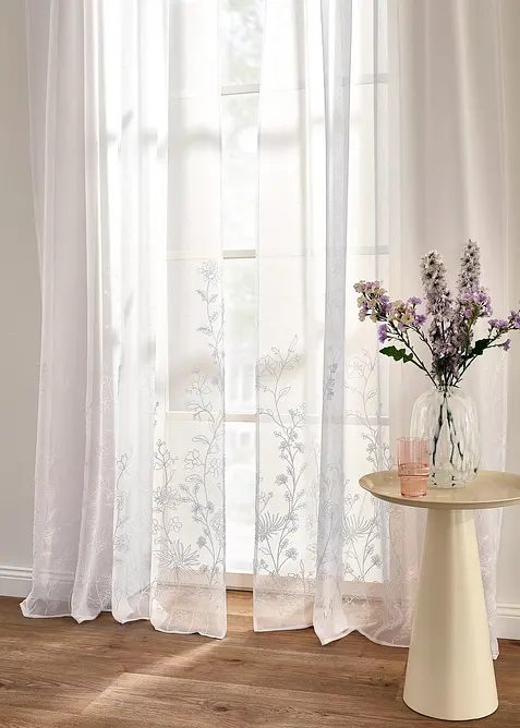 Gardinmed återvunnen polyester (1 styck), bonprix