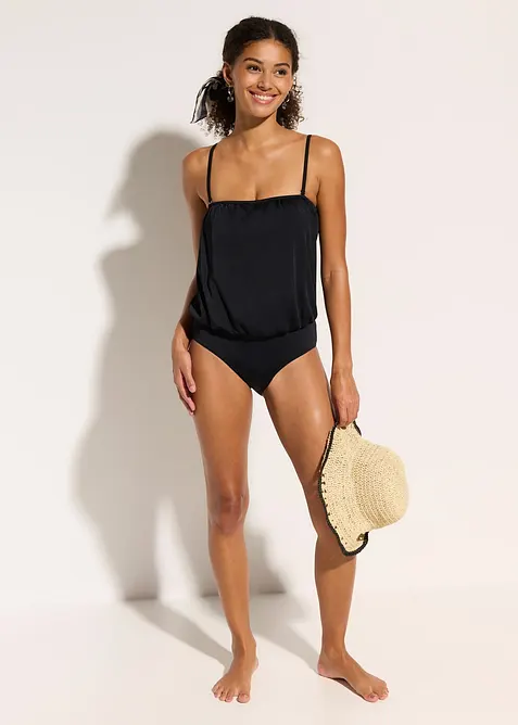 Bandåbaddräkt med avtagbara axelband, bonprix