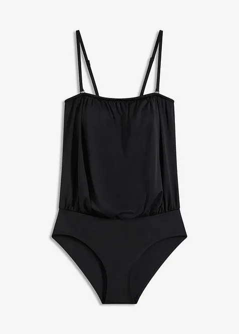 Bandåbaddräkt med avtagbara axelband, bonprix