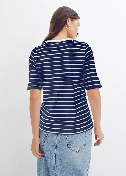 T-shirt av tjock ekologisk bomull, bonprix