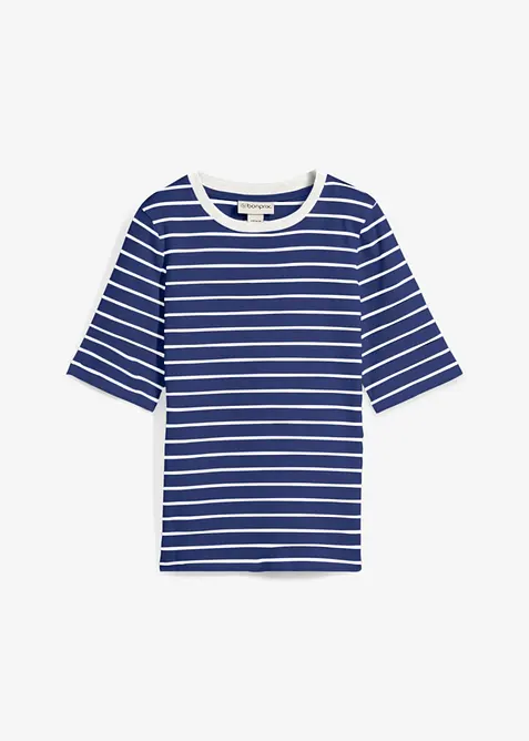 T-shirt av tjock ekologisk bomull, bonprix