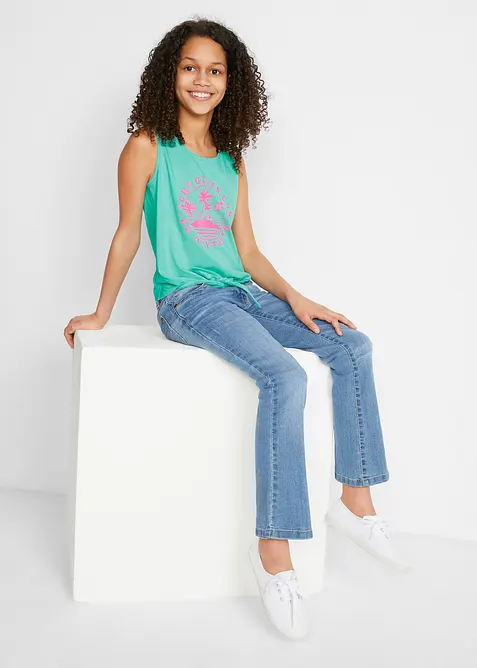 Linne i ekologisk bomull för barn (2-pack), bonprix