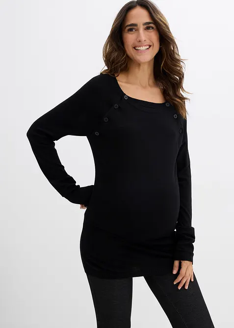 Mamma-/amningströja av finstickat material, bonprix