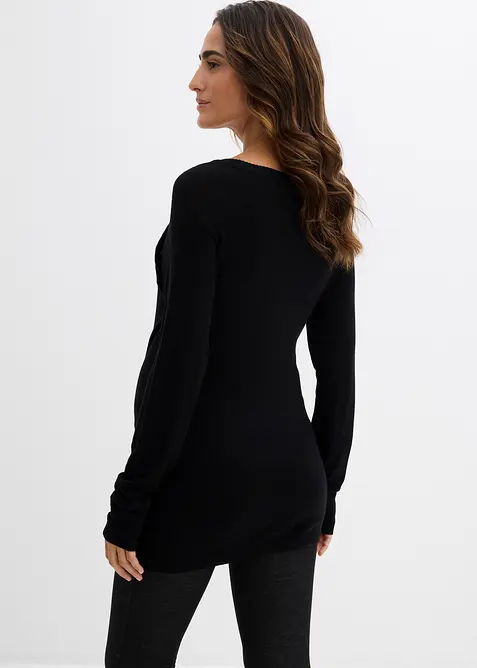 Mamma-/amningströja av finstickat material, bonprix