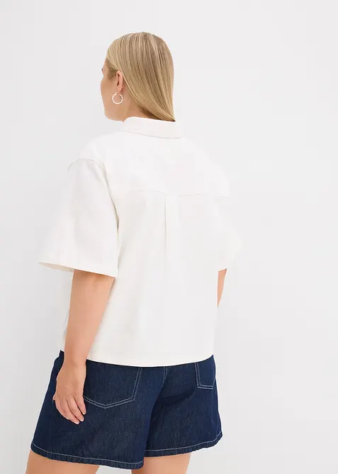 Jeansblus, oversized, bonprix