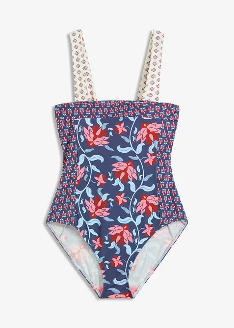 Bandåbaddräkt med breda axelband, bonprix