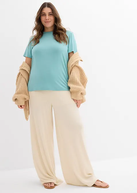 T-shirt i luftig viskos, bonprix