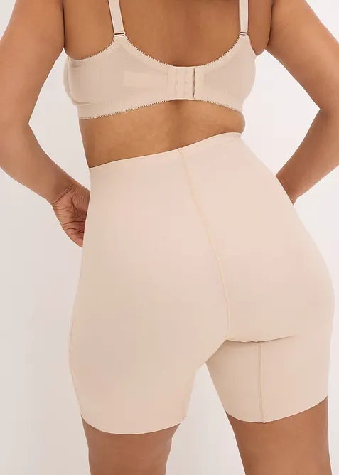 Osynlig, formande cykelbyxa med lätt formande effekt, av bomull, bonprix