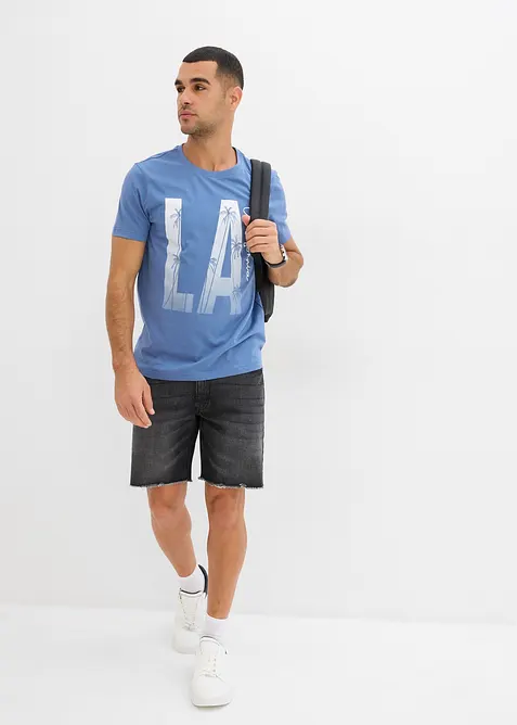 T-shirt i ekologisk bomull, Slim Fit, bonprix