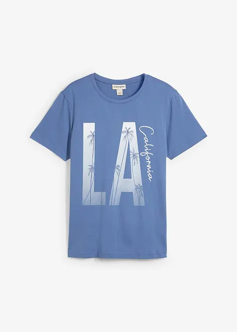 T-shirt i ekologisk bomull, Slim Fit, bonprix