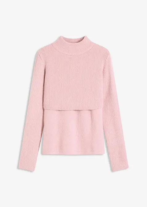 Tröja med lager-på-lager-look, bonprix