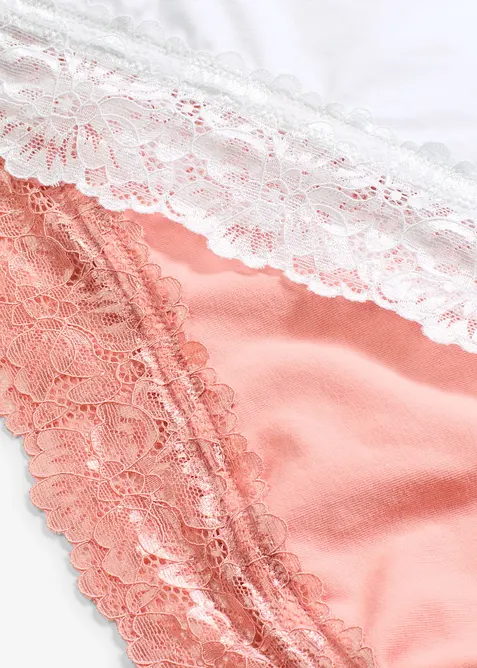 Bandåbehå med ekologisk bomull (2-pack), bonprix